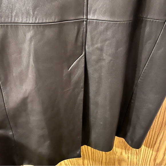Banana Republic Genuine Buttery Leather Trench Coat - Picture 10 of 17